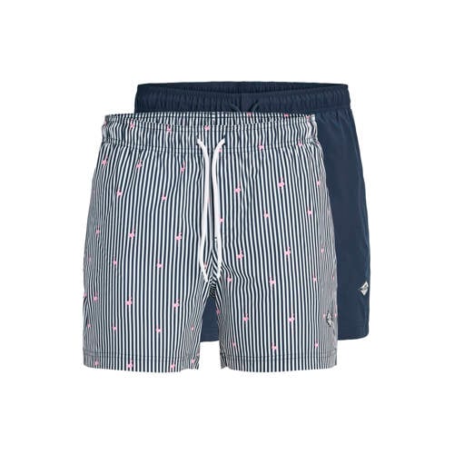 JACK & JONES PANTS STUDIO zwemshort JPSTMAUI (set van 2) donkerblauw afbeelding
