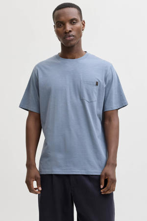 relaxed T-shirt blauw