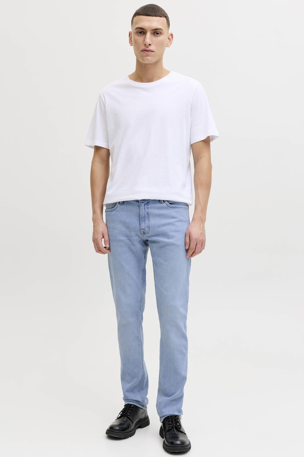 JACK & JONES JEANS INTELLIGENCE JJIGLENN JJFELIX slim fit jeans blue denim