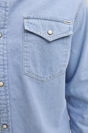 thumbnail: JACK & JONES ESSENTIALS regular casual overhemd light blue denim