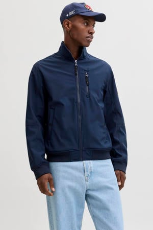 softshell jas donkerblauw