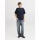 JACK & JONES ESSENTIALS relaxed T-shirt donkerblauw