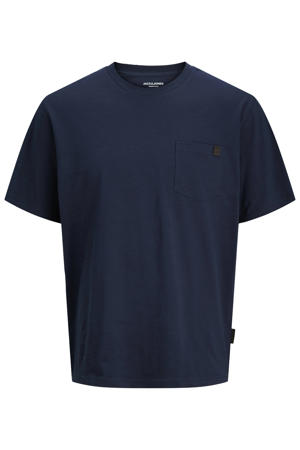 relaxed T-shirt donkerblauw