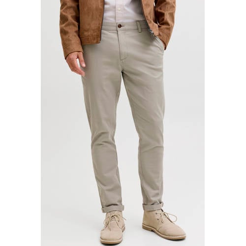 JACK & JONES PANTS STUDIO JPSTMARCO slim chino lichtkaki afbeelding