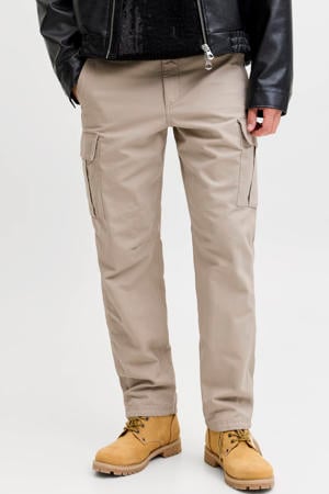 JPSTKANE relaxed cargobroek beige