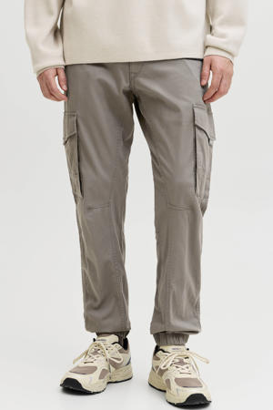 JPSTPAUL slim cargobroek taupe