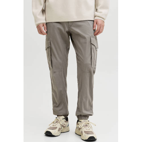 JACK & JONES PANTS STUDIO JPSTPAUL slim cargobroek taupe afbeelding