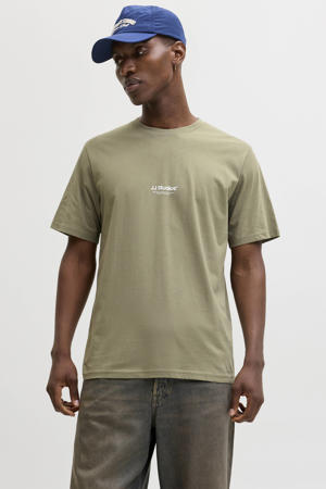 relaxed T-shirt lichtkaki