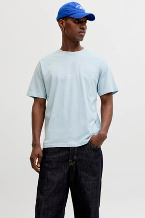 relaxed T-shirt lichtblauw