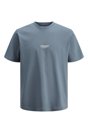 relaxed T-shirt blauw