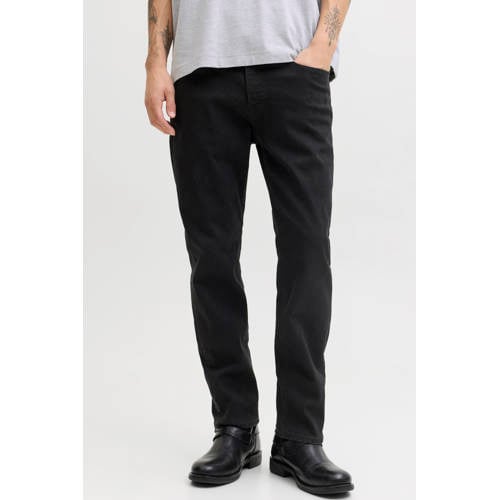JACK & JONES JEANS INTELLIGENCE JJICLARK JJORIGINAL regular fit jeans black denim afbeelding