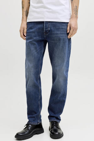 JJIMIKE JJORIGINAL tapered jeans dark blue denim