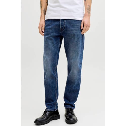 JACK & JONES JEANS INTELLIGENCE JJIMIKE JJORIGINAL tapered jeans dark blue denim afbeelding