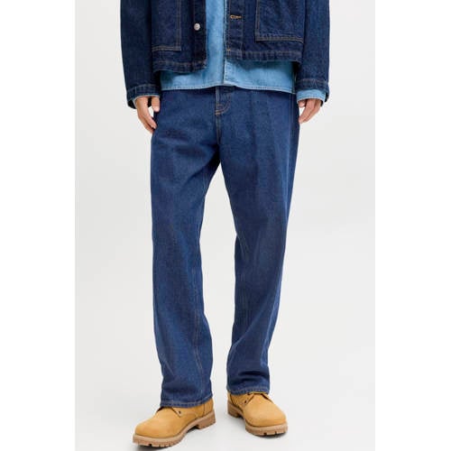 JACK & JONES JEANS INTELLIGENCE JJIALEX JJORGINAL baggy jeans blue denim afbeelding