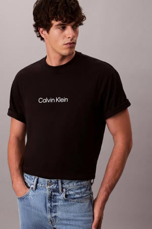 relaxed T-shirt zwart