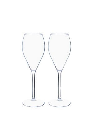 Lua champagne glazen per 2