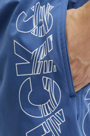thumbnail: JACK & JONES PANTS STUDIO zwemshort JPSTMAUI WAVE met logo blauw