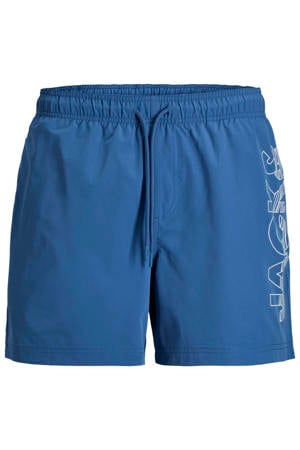 zwemshort JPSTMAUI WAVE met logo blauw