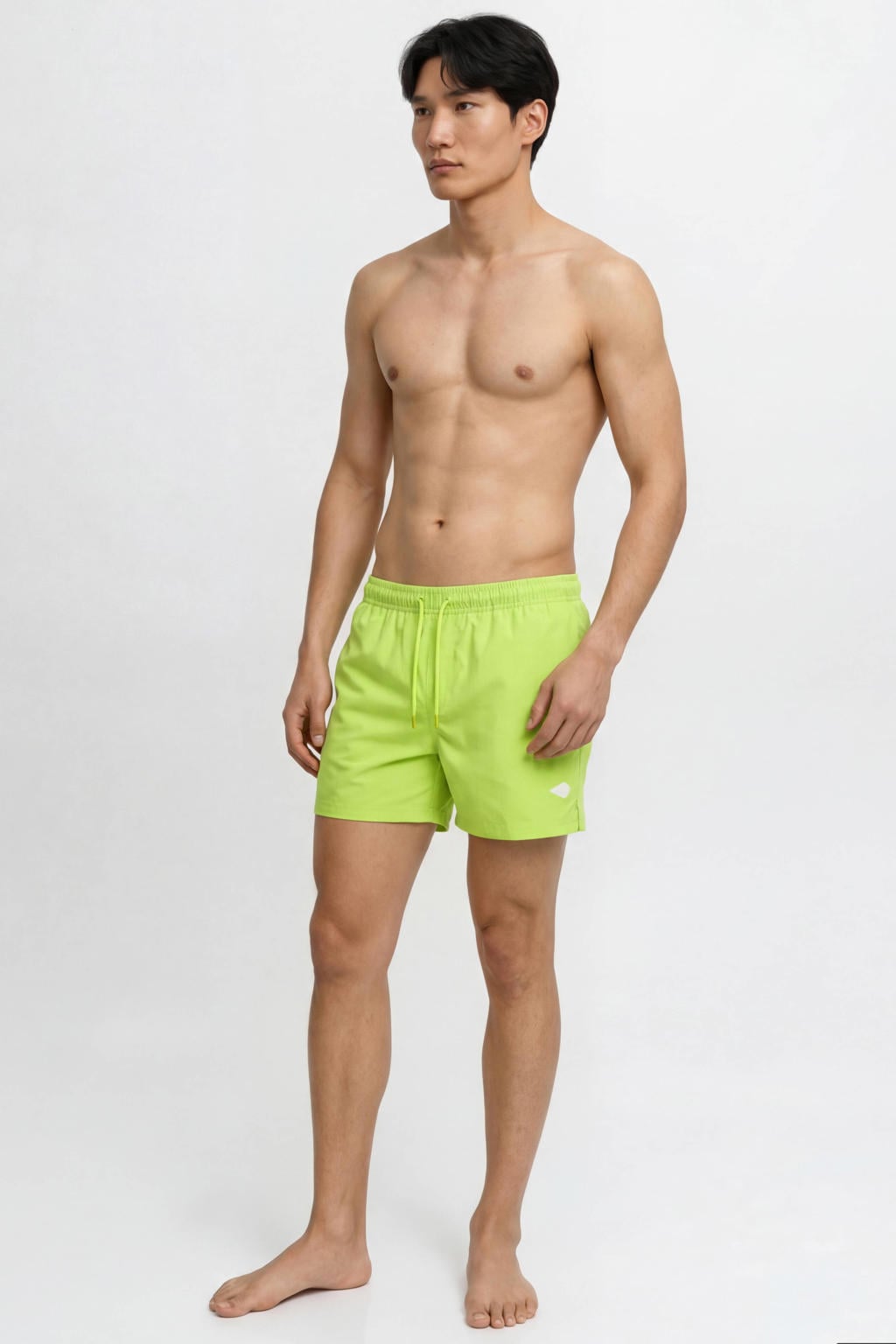 JACK & JONES PANTS STUDIO zwemshort - limegroen