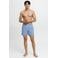 JACK & JONES PANTS STUDIO gestreepte zwemshort - blauw/wit
