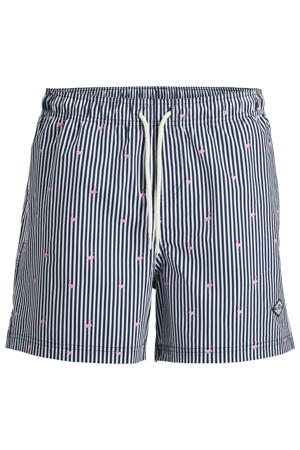 zwemshort JPSTMAUI BREEZE donkerblauw/wit