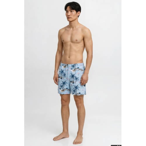 JACK & JONES PANTS STUDIO zwemshort JPSTMAUI lichtblauw afbeelding