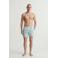 JACK & JONES PANTS STUDIO zwemshort JPSTMAUI lichtblauw/wit