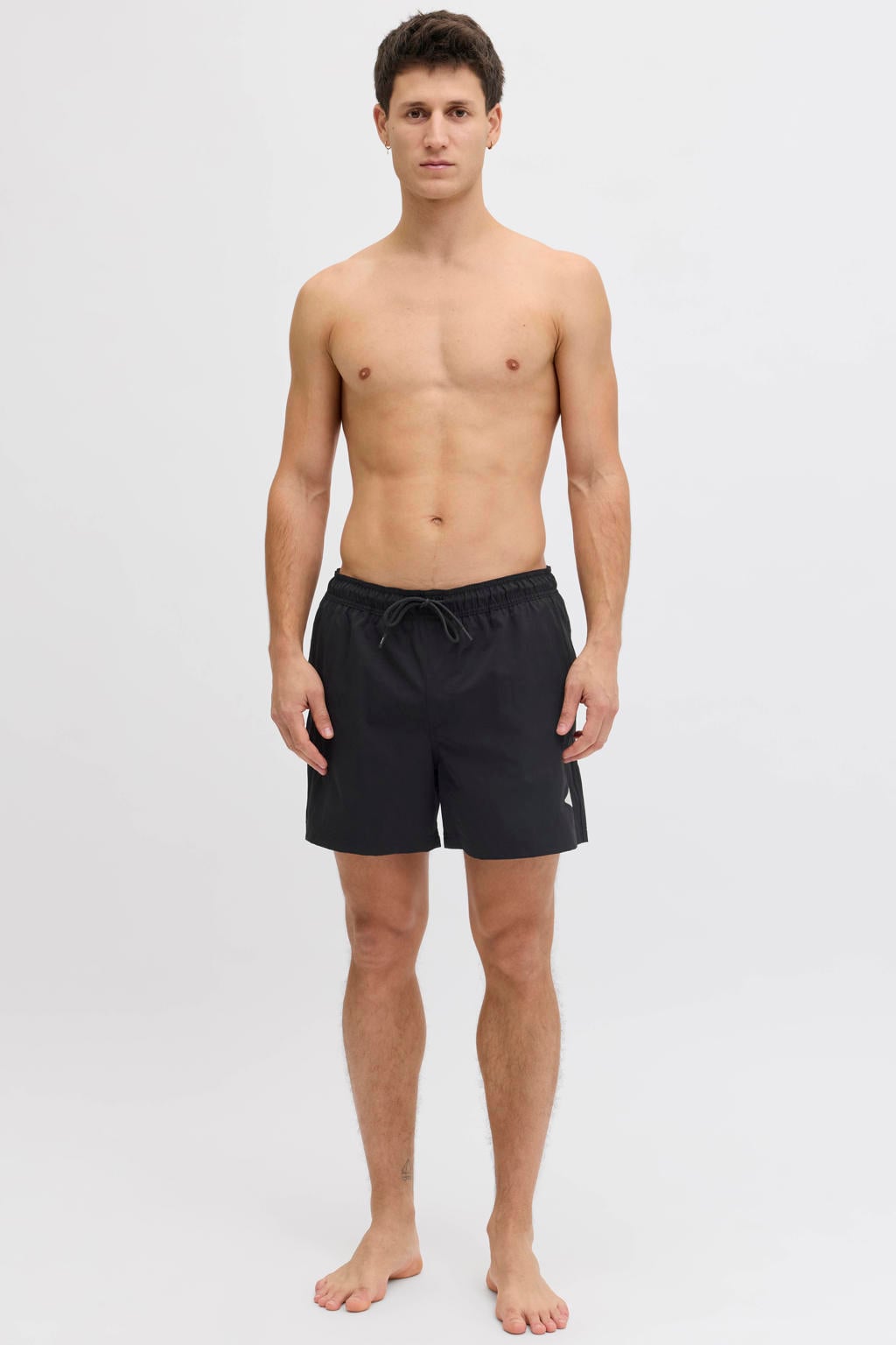 JACK & JONES PANTS STUDIO zwemshort JPSTMAUI TROPIC zwart