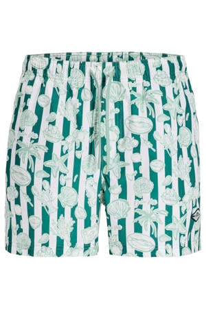 zwemshort JPSTMAUI groen/wit