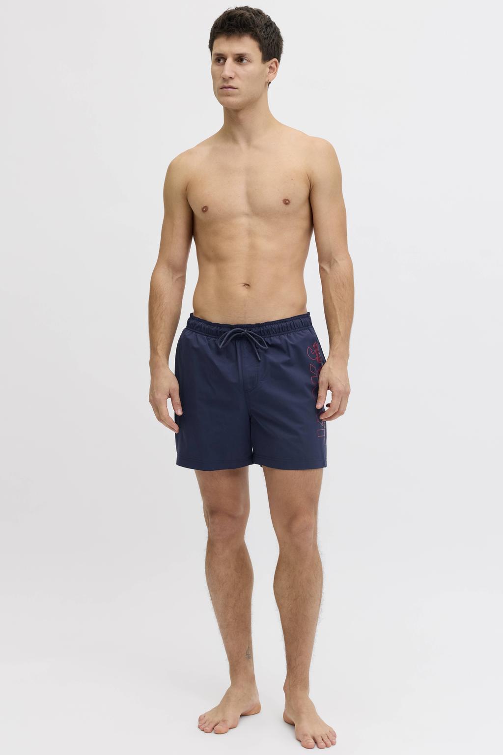 JACK & JONES PANTS STUDIO zwemshort JPSTMAUI WAVE donkerblauw