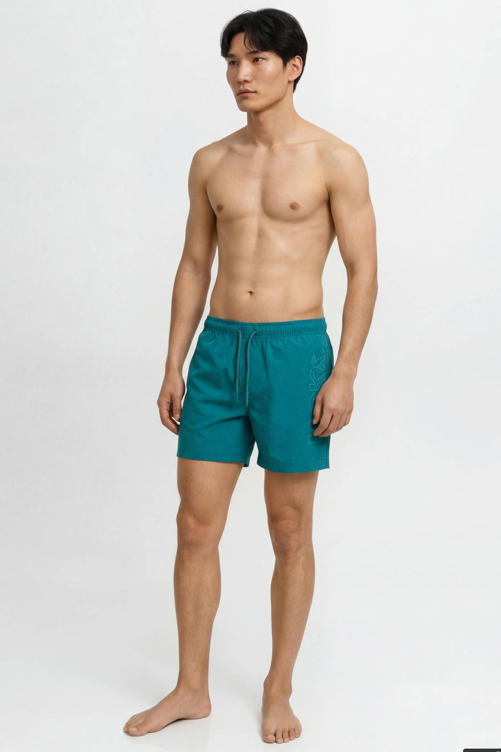 JACK & JONES PANTS STUDIO zwemshort JPSTMAUI WAVE petrol