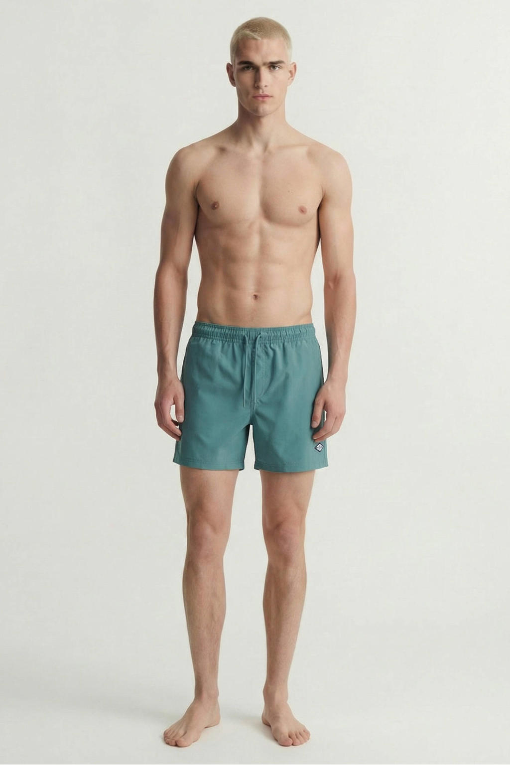 JACK & JONES PANTS STUDIO zwemshort JPSTMAUI TROPIC petrol