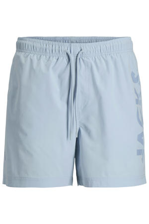 zwemshort JPSTMAUI WAVE met logo lichtblauw