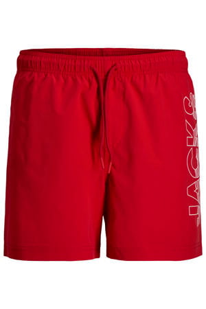 zwemshort JPSTMAUI WAVE met logo rood