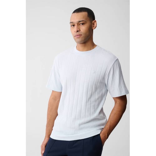 Shoeby regular gestreepte T-shirt blauw afbeelding
