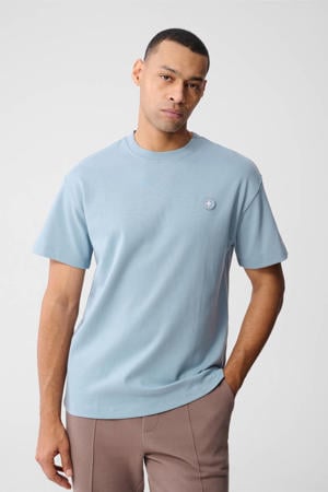 relaxed T-shirt blauw