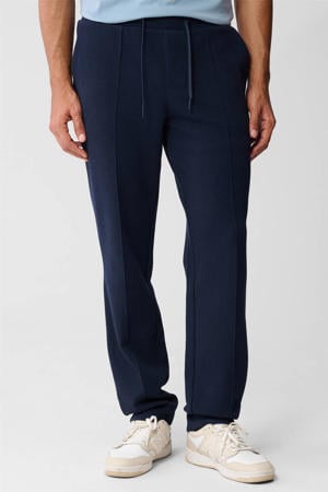 relaxed casual broek blauw