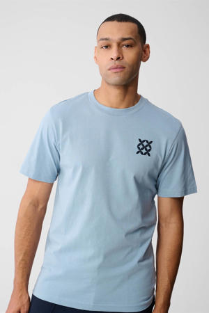 relaxed T-shirt blauw
