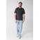 Shoeby regular polo met textuur antraciet