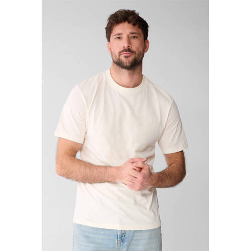 Shoeby regular T-shirt ecru afbeelding
