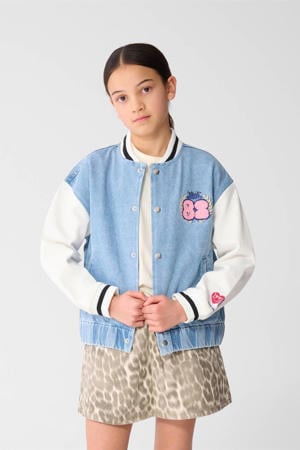 denim tussenjas light blue denim