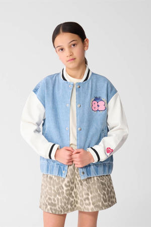 denim tussenjas light blue denim