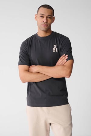 regular T-shirt grijs