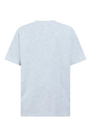 thumbnail: Shoeby gemêleerd T-shirt met borduursels - lichtgrijs