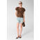 Shoeby kanten gebloemde top bruin