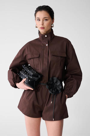 playsuit donkerbruin
