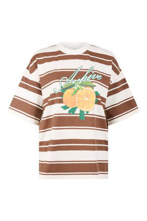 T-shirt bruin