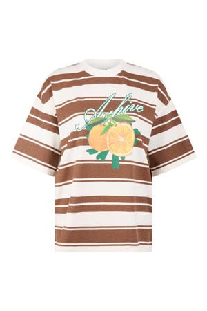 T-shirt bruin