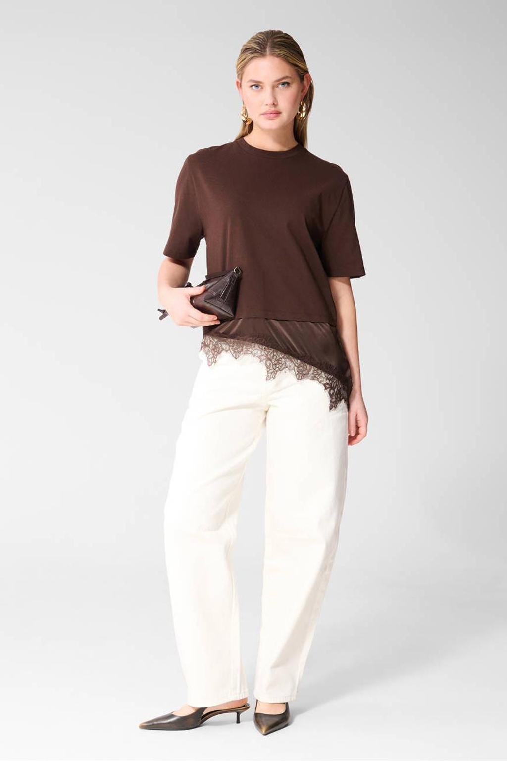 Shoeby T-shirt bruin