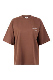 thumbnail: Shoeby T-shirt met backprint bruin